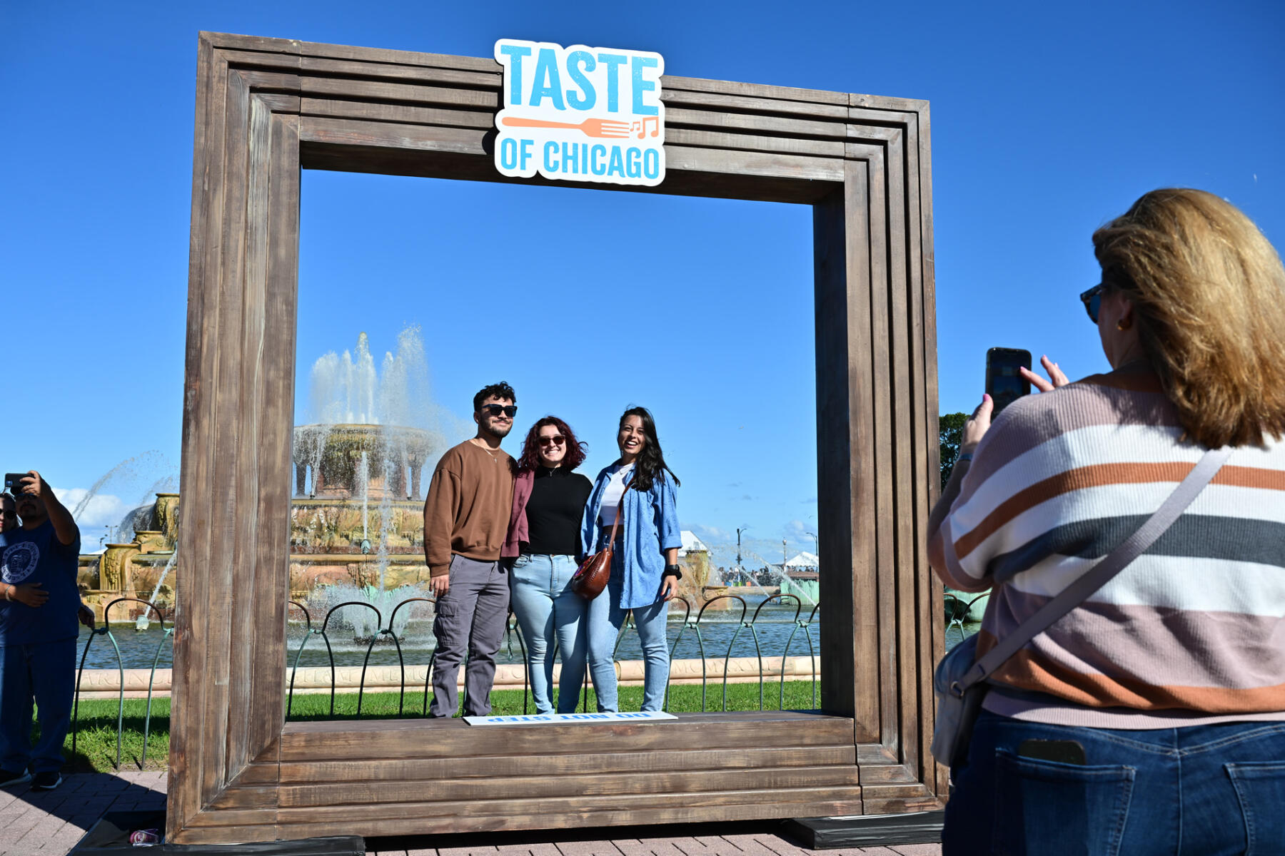 Friends at Taste of Chicago